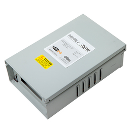Блок питания 300W, IP33, Infinilite J=12 V DC, ток 25.00 A, дождезащищенный, металл, 204 х 121 х 63 мм