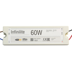 Блок питания 24W, IP64, Infinilite J=12 V DC, ток 2.00 A, влагозащищённый, пластик, 100 х 40 х 17 мм, slim