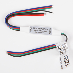 Усилитель 3канала x4А RGB Pобщ.< 144W 12V WM-AM-002 mini IP20