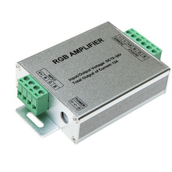 Усилитель 3каналаx4А RGB Pобщ.<144/288Вт 12-24В WM-АМ-908 IP20